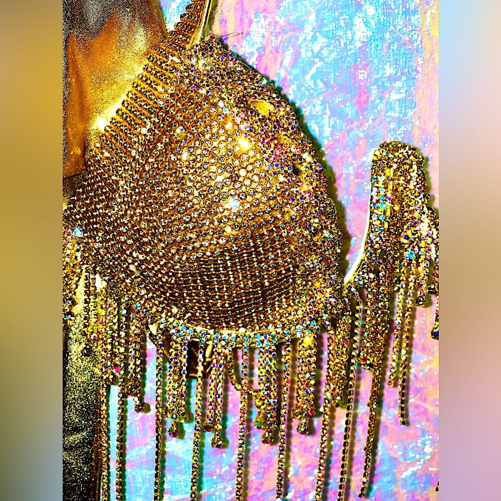 NWT Rhinestone Showstopper Bikini - Picture 4 of 5